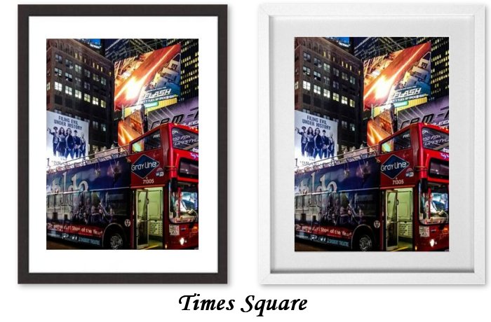 Times Square Framed Print